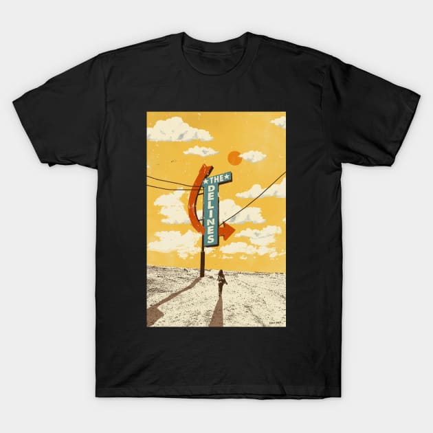 THE DELINES - Official Merch Poster T-Shirt by Showdeer